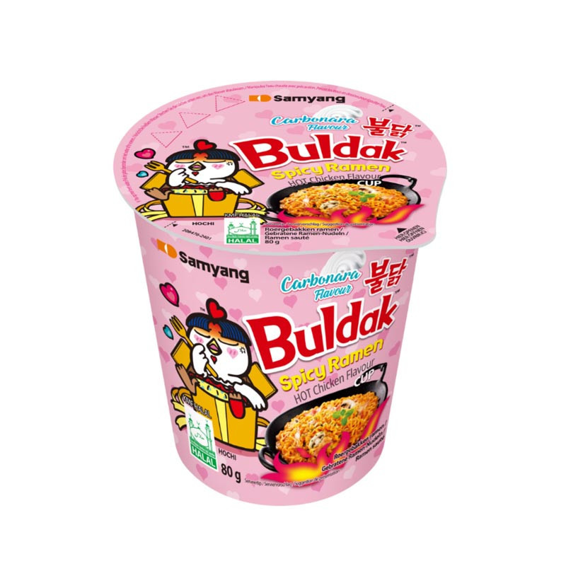 Samyang cup poulet carbonara 80g