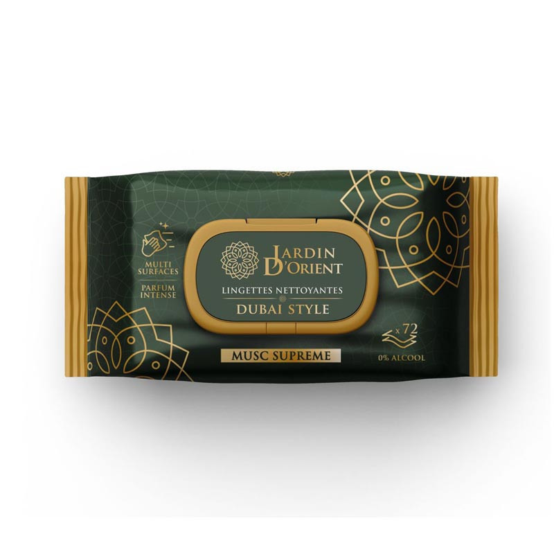 Lingettes multi-usages musc  x72