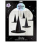 Pack de 8 chapeaux socieres noir