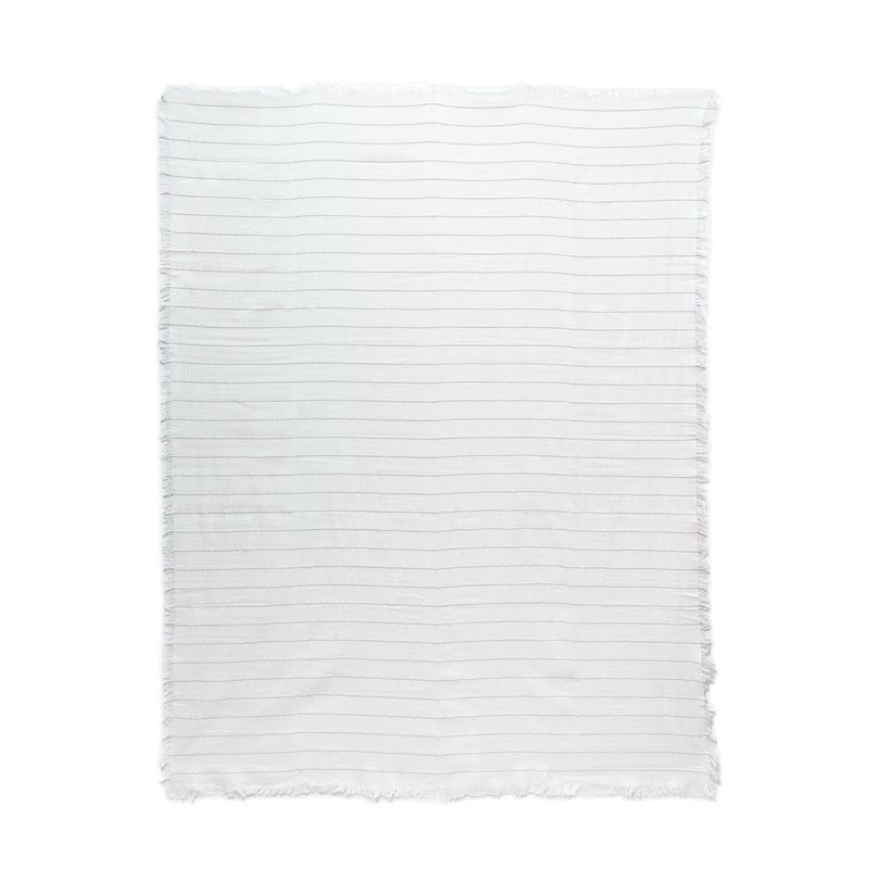 Plaid raye coton 130x170cm te