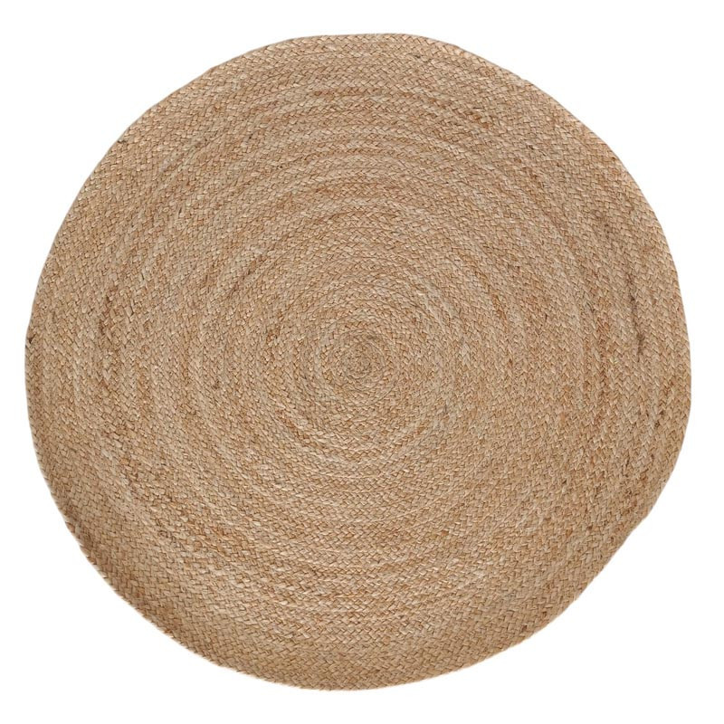 Tapis jute d90cm naturel