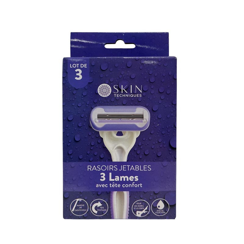 Rasoirs 3 lames x3 femme