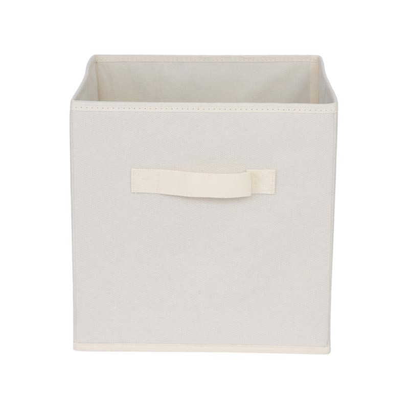 Lot 2 cubes de rangement beige