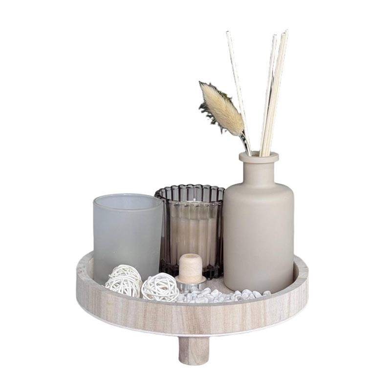 Coffret senteur plateau bois