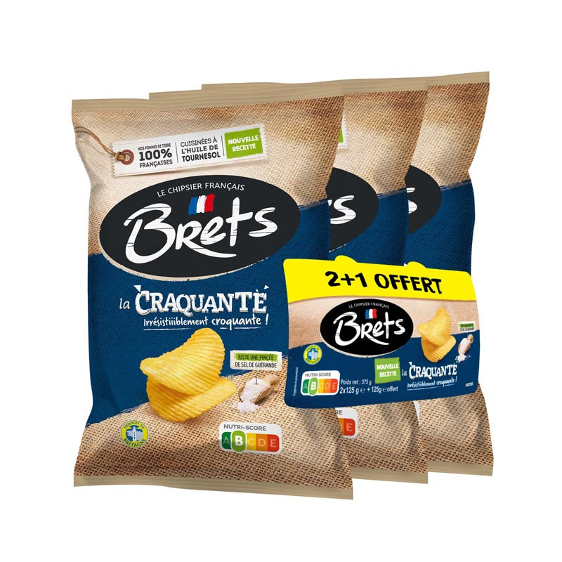 Chips nature la craquante x3