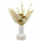 Vase avec fleurs sechees