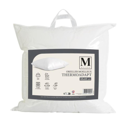 Oreiller thermoadapt 60x60cm