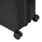 Valise oslo noir extensible x3