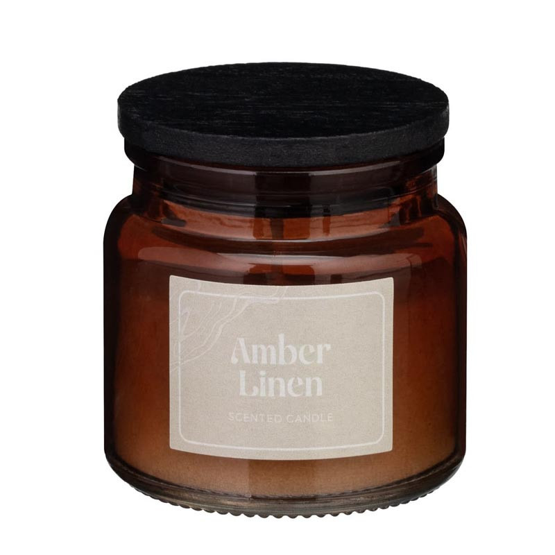 Bougie couvercle en bois