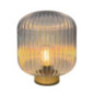 Lampe a poser en verre strie