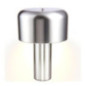 Lampe champignon chrome