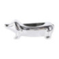 Vide poche chien chrome