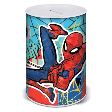 Tirelire metal spiderman