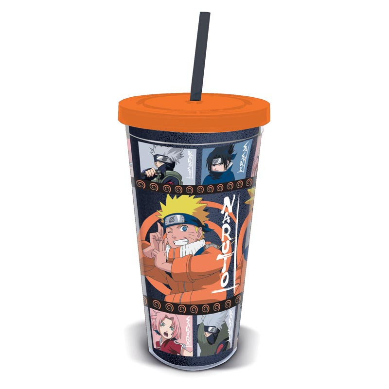 Gobelet paille naruto