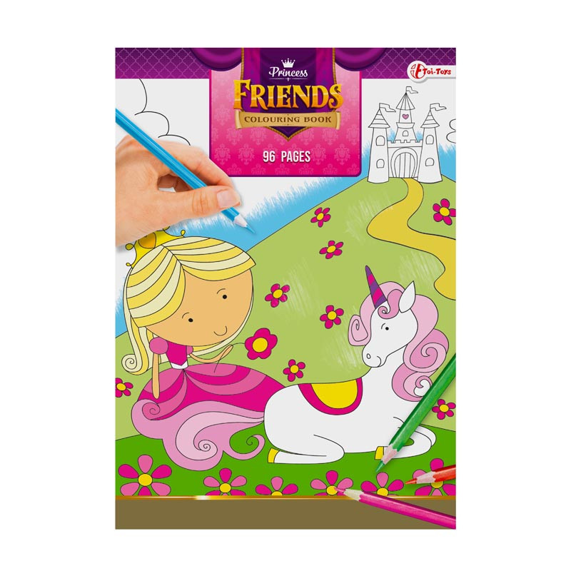 Livre de coloriage 96p princesse