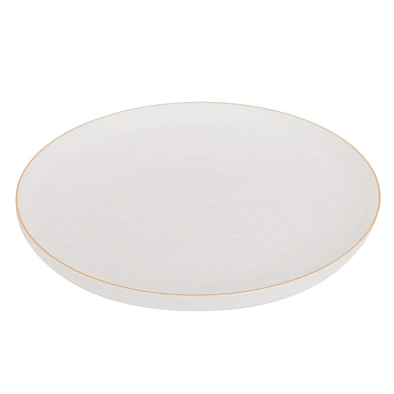 Assiettes plastique relief 25cm