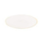 Assiette rayures bord dore 22cm