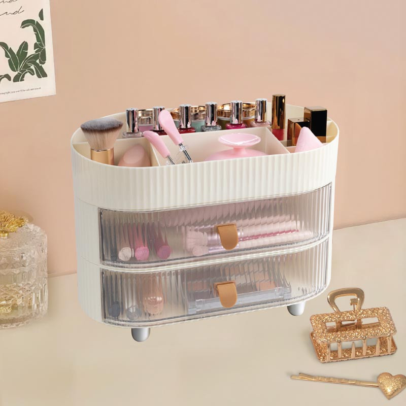 Rangement vanity maquillage