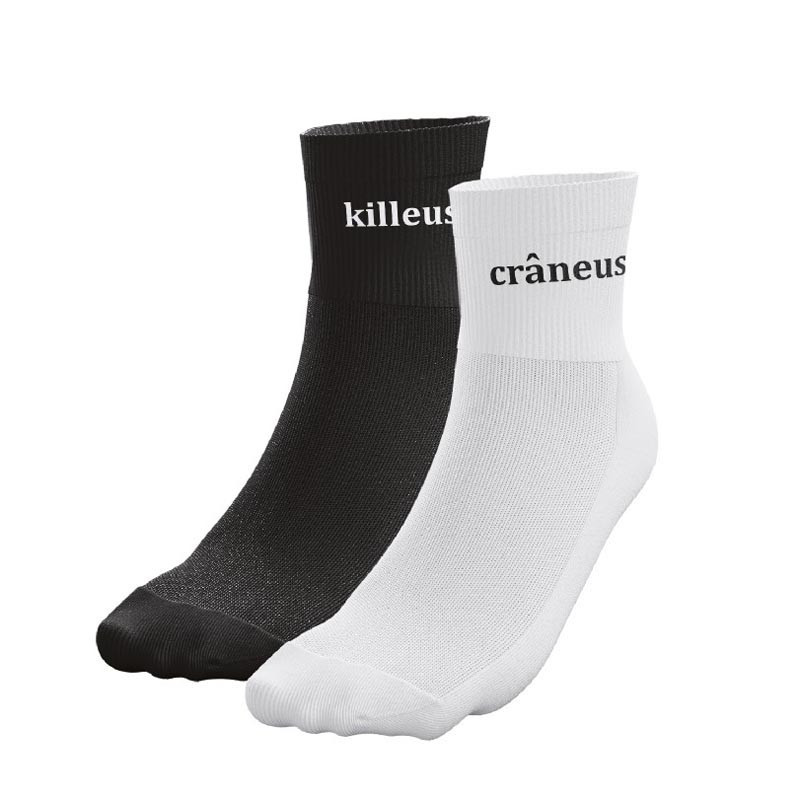 Soquettes x2 a message