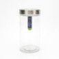 Bocal verre couvercle inox 1.2l