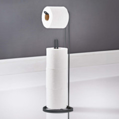 Porte papier toilette gris