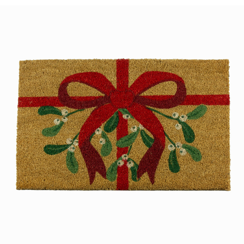 Paillasson de noel noeud 40x60