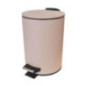 Poubelle de sdb 3l rose soft