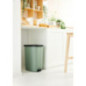 Poubelle ribo 40l vert sauge