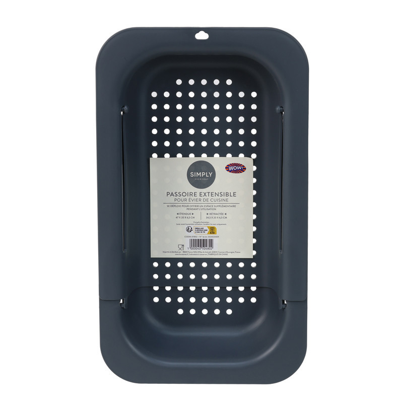 Passoire evier extensible