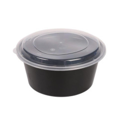 6 boites alimentaire ronde 1.25l
