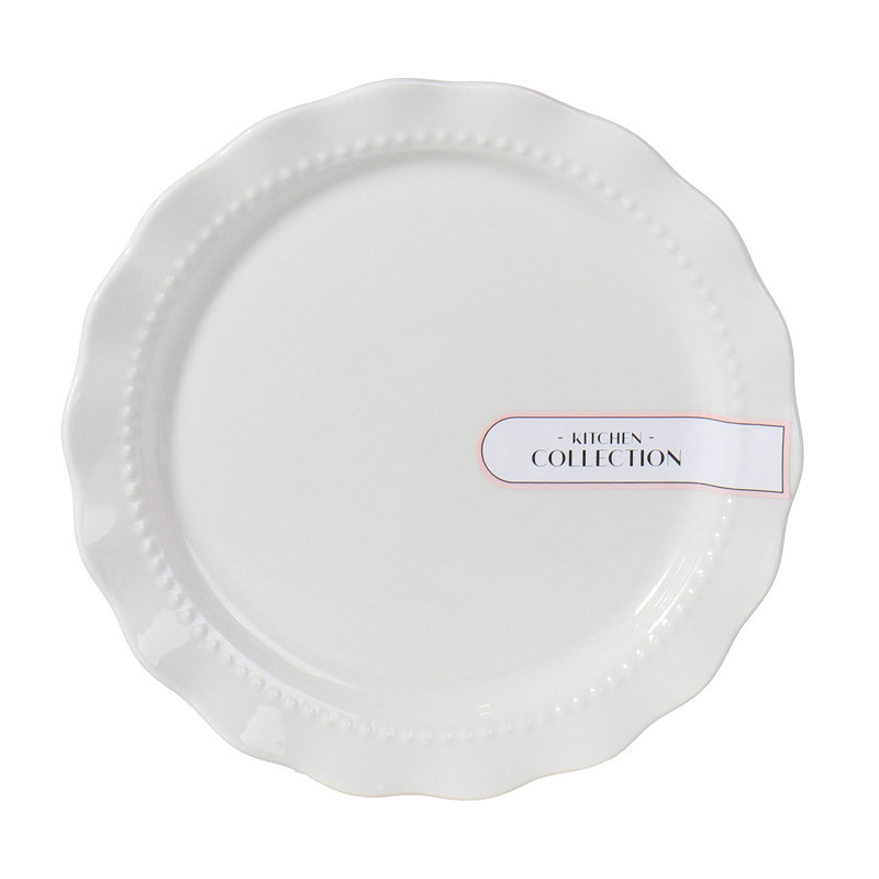 Assiette plate blanche ql 26.5cm