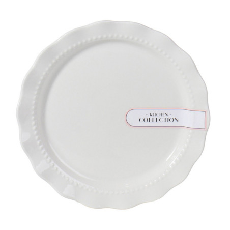 Assiette plate blanche ql 26.5cm
