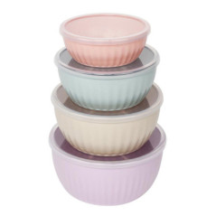 4 boites alimentaire ronde