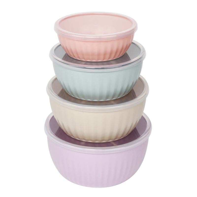 4 boites alimentaire ronde