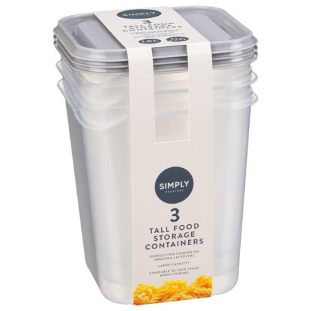 3 boites alimentaire haute 1.6l