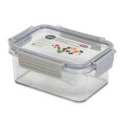 Boite alimentaire a clips gris