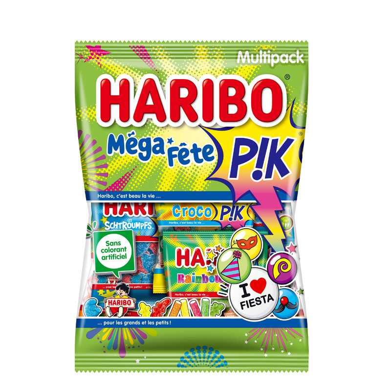 Bonbons mega fete pik 320g