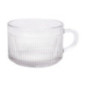 Lot de 2 mugs en verre strie
