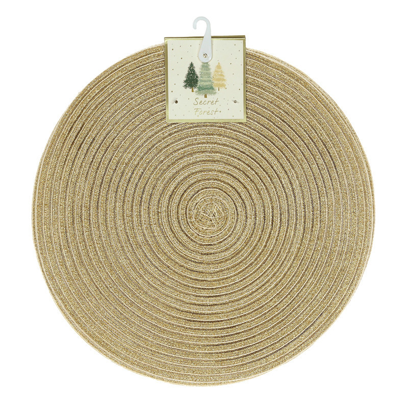 Lot de 4 sets de table dore