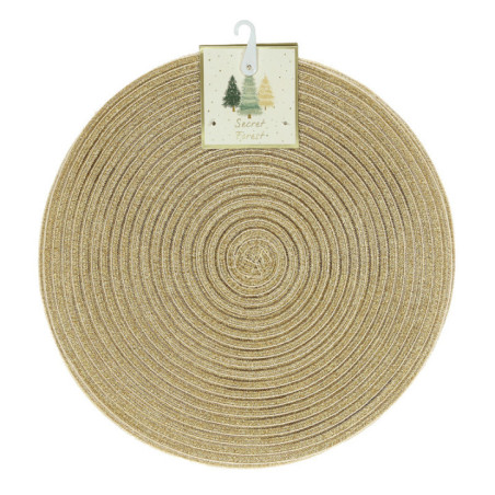 Lot de 4 sets de table dore