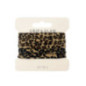 Set elastiques cheveux leopard