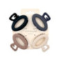 Set pince cheveux nude x4