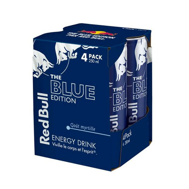 Pack boisson energ blue 4x25cl