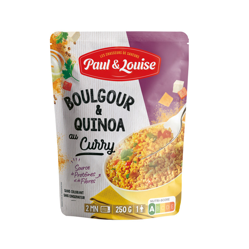 Boulgour & quinoa au curry 250g