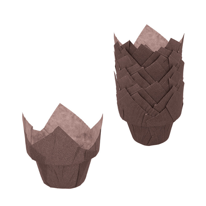 24 caissettes forme tulipe o 6,5