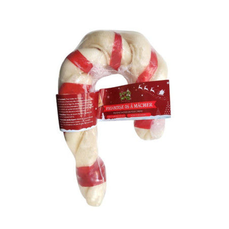 Friandise canne de noel 20cm