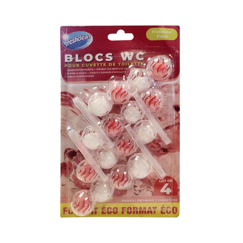 Freshclean bloc wc x4 180g