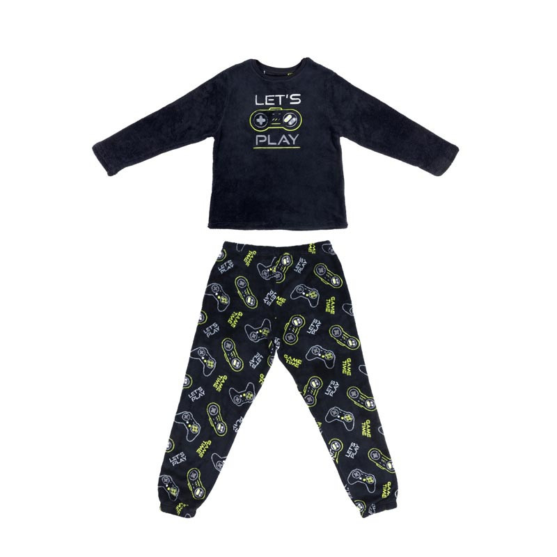 Pyjama garcon polaire let's play
