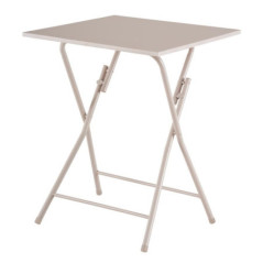 Large table pliante creme