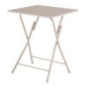Large table pliante creme